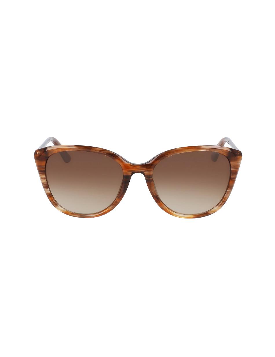 Oeil de chat Anne Klein Mocha Combo Sunglasses   | JXX-3872085